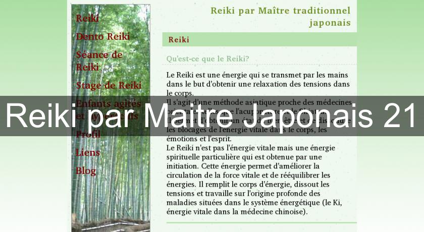 Reiki par Maitre Japonais 21 Reiki par Maitre Japonais 21