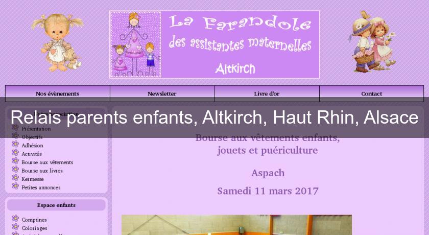 Relais parents enfants, Altkirch, Haut Rhin, Alsace