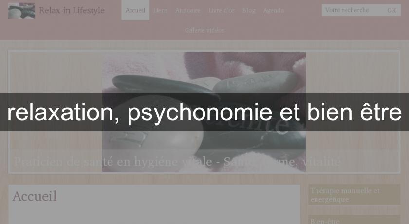 relaxation, psychonomie et bien être