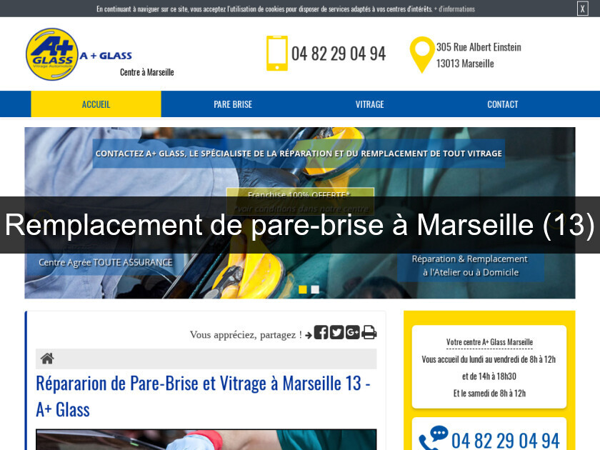 Remplacement de pare-brise à Marseille (13) Remplacement de pare-brise à Marseille (13)