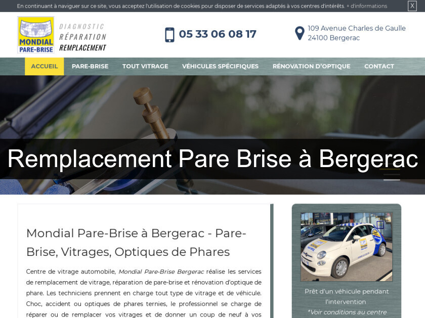 Remplacement Pare Brise à Bergerac Remplacement Pare Brise à Bergerac