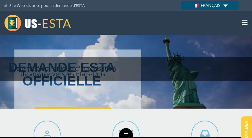 Remplir en ligne une demande ESTA