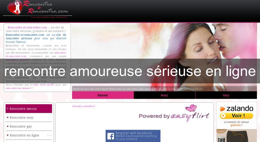 rencontre amoureuse sérieuse en ligne