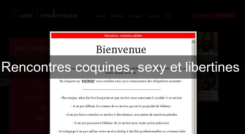 Rencontres coquines, sexy et libertines Rencontres coquines, sexy et libertines