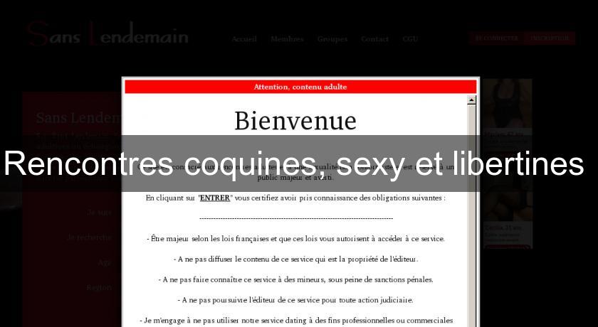 Rencontres coquines, sexy et libertines 