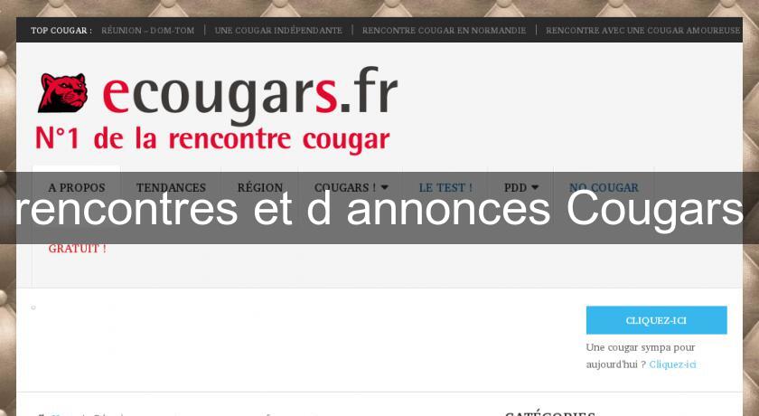 rencontres et d'annonces Cougars