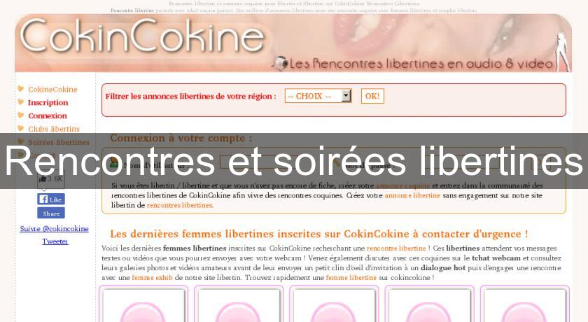 Rencontres et soirées libertines Rencontres et soirées libertines