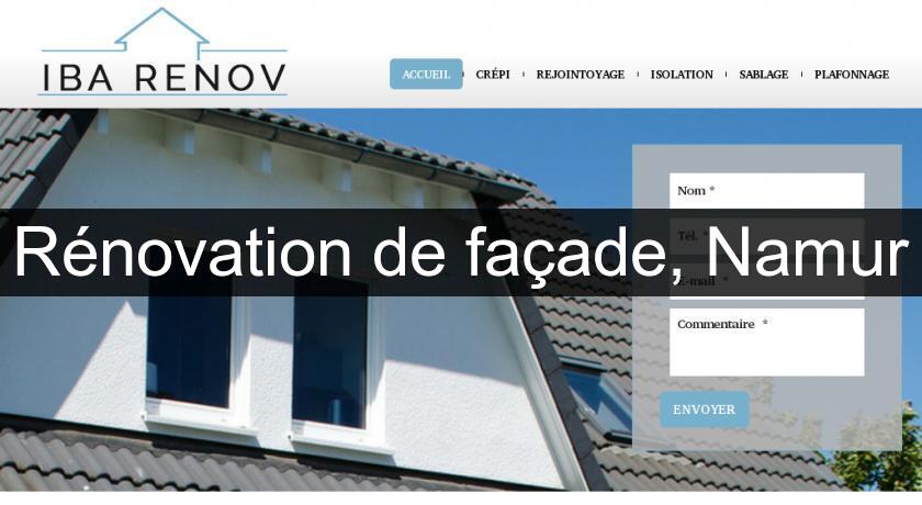 Rénovation de façade, Namur