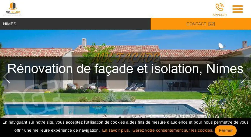 Rénovation de façade et isolation, Nimes