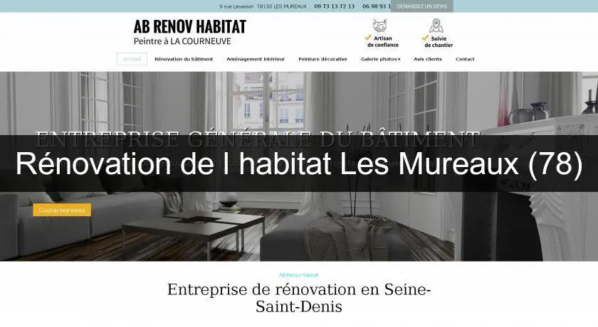 Rénovation de l'habitat Les Mureaux (78)