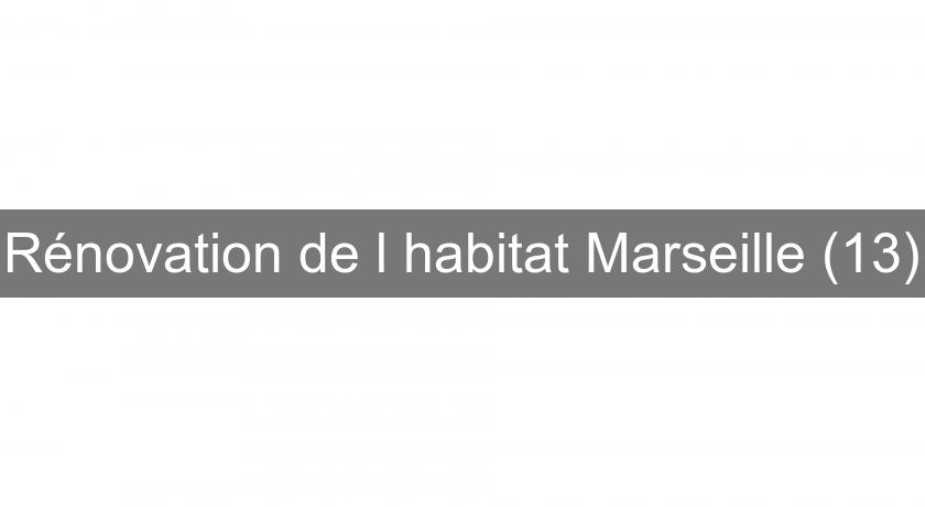 Rénovation de l'habitat Marseille (13)