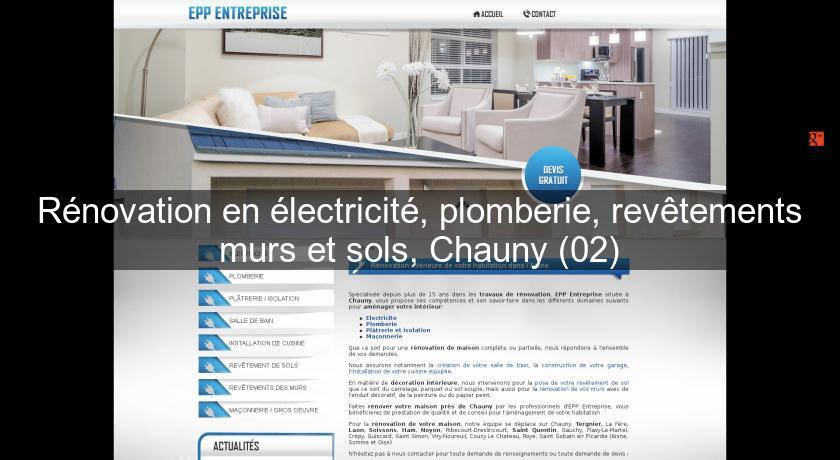Rénovation en électricité, plomberie, revêtements murs et sols, Chauny (02) Rénovation en électricité, plomberie, revêtements murs et sols, Chauny (02)