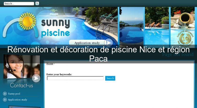 Rénovation et décoration de piscine Nice et région Paca
