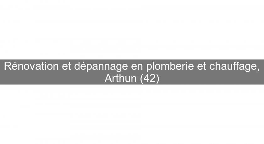 Rénovation et dépannage en plomberie et chauffage, Arthun (42) Rénovation et dépannage en plomberie et chauffage, Arthun (42)