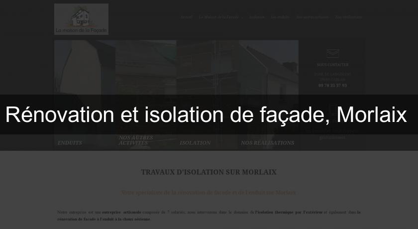 Rénovation et isolation de façade, Morlaix 