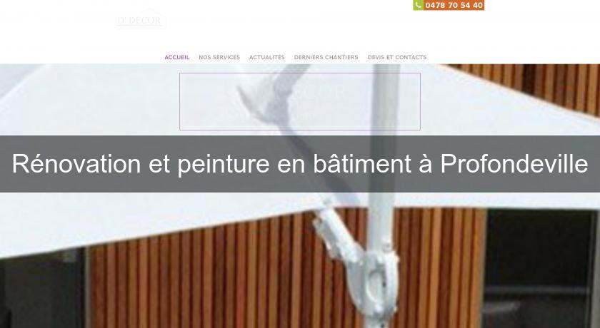 Rénovation et peinture en bâtiment à Profondeville