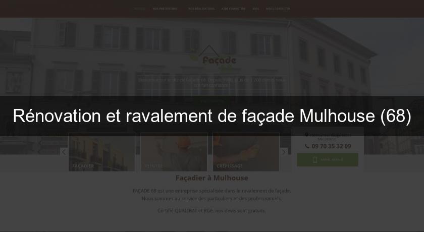 Rénovation et ravalement de façade Mulhouse (68)