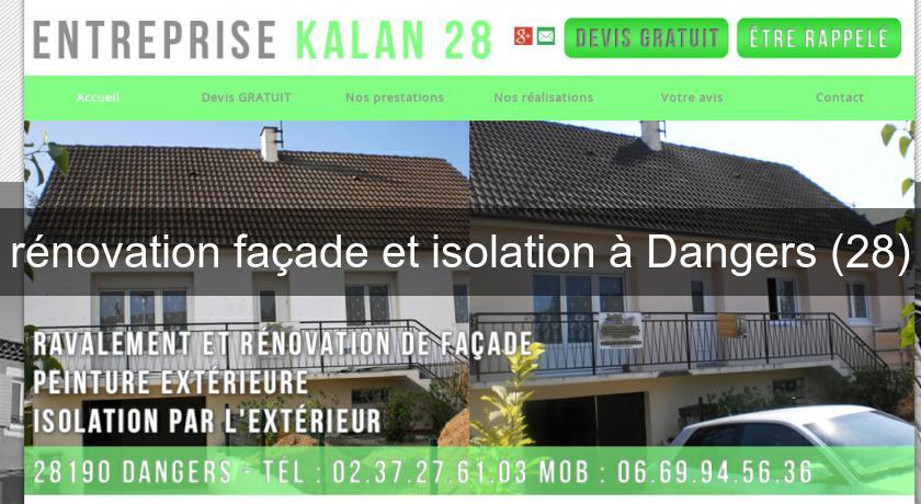 rénovation façade et isolation à Dangers (28)