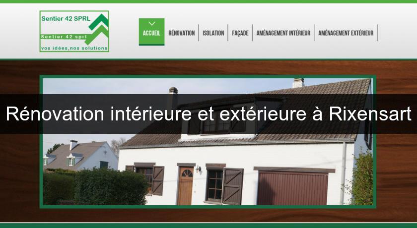 Rénovation intérieure et extérieure à Rixensart