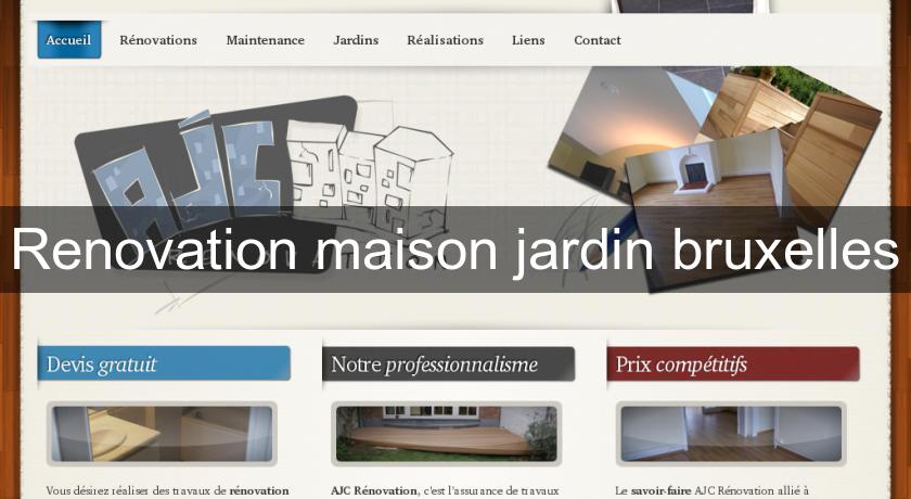 Renovation maison jardin bruxelles Renovation maison jardin bruxelles