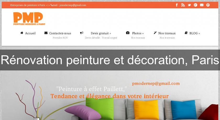 Rénovation peinture et décoration, Paris Rénovation peinture et décoration, Paris