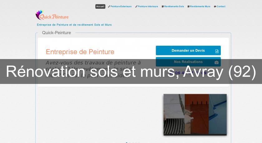 Rénovation sols et murs, Avray (92) Rénovation sols et murs, Avray (92)