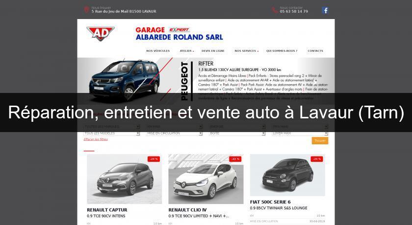Réparation, entretien et vente auto à Lavaur (Tarn) Réparation, entretien et vente auto à Lavaur (Tarn)