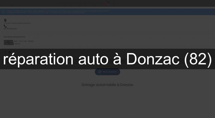 réparation auto à Donzac (82)