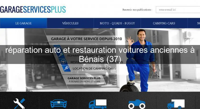 réparation auto et restauration voitures anciennes à Bénais (37)