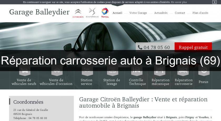 Réparation carrosserie auto à Brignais (69)