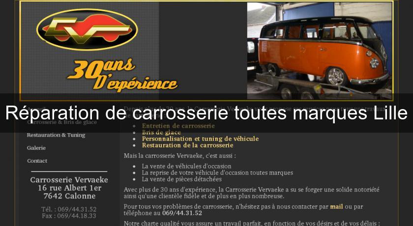 Réparation de carrosserie toutes marques Lille Réparation de carrosserie toutes marques Lille