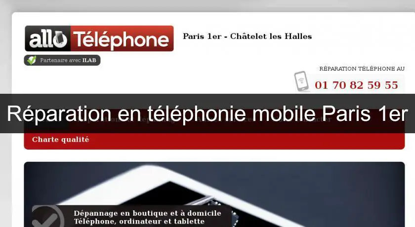 Réparation en téléphonie mobile Paris 1er