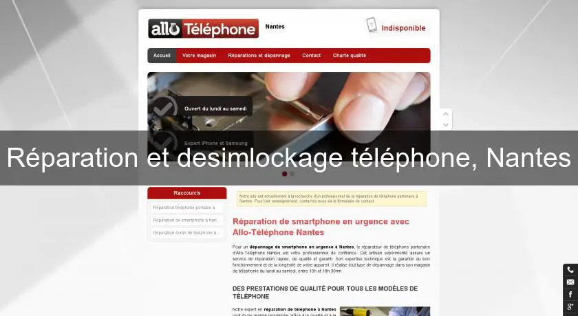 Réparation et desimlockage téléphone, Nantes