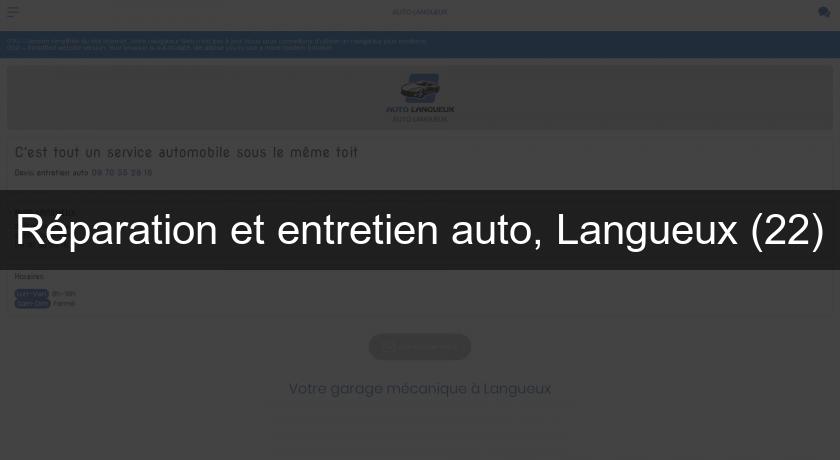 Réparation et entretien auto, Langueux (22)