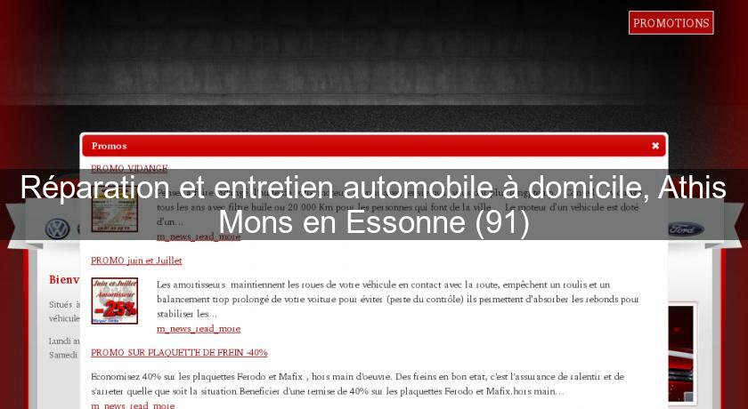 Réparation et entretien automobile à domicile, Athis Mons en Essonne (91) Réparation et entretien automobile à domicile, Athis Mons en Essonne (91)