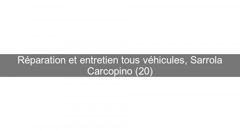 Réparation et entretien tous véhicules, Sarrola Carcopino (20) Réparation et entretien tous véhicules, Sarrola Carcopino (20)