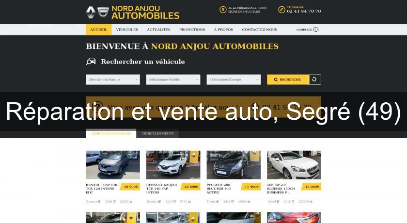 Réparation et vente auto, Segré (49)