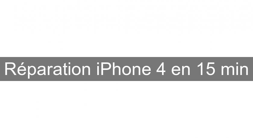 Réparation iPhone 4 en 15 min