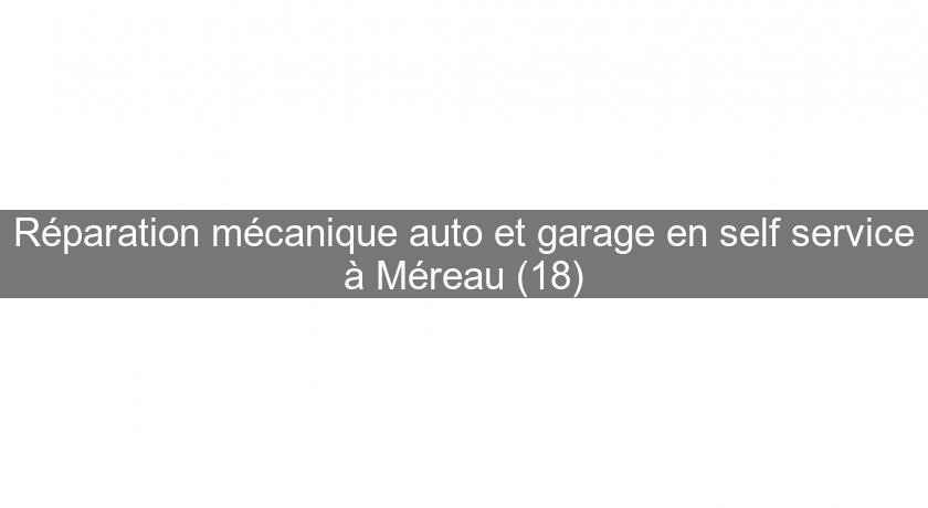 Réparation mécanique auto et garage en self service à Méreau (18) Réparation mécanique auto et garage en self service à Méreau (18)