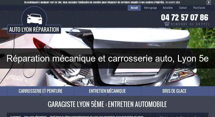 Réparation mécanique et carrosserie auto, Lyon 5e