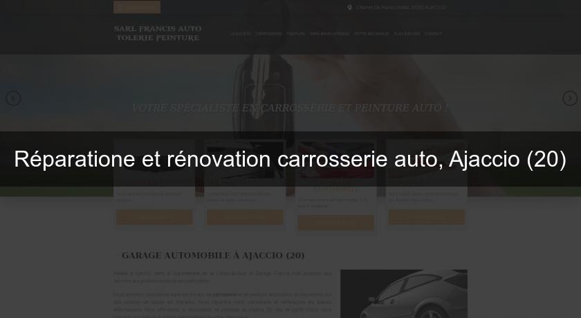 Réparatione et rénovation carrosserie auto, Ajaccio (20)