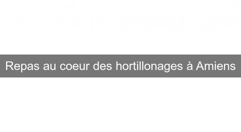 Repas au coeur des hortillonages à Amiens Repas au coeur des hortillonages à Amiens