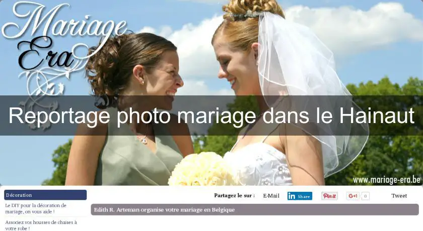 Reportage photo mariage dans le Hainaut