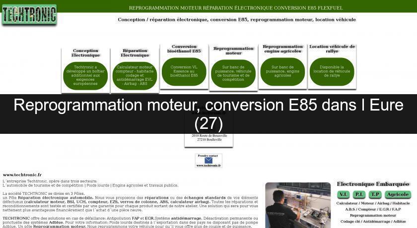 Reprogrammation moteur, conversion E85 dans l'Eure (27) Reprogrammation moteur, conversion E85 dans l'Eure (27)