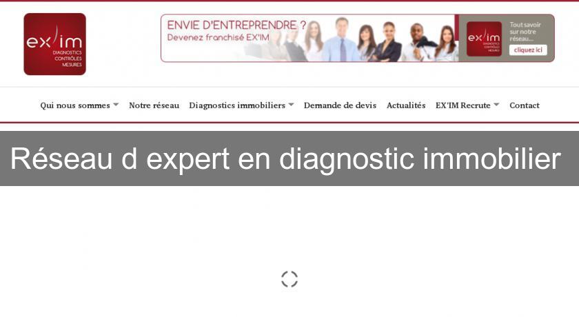 Réseau d'expert en diagnostic immobilier 