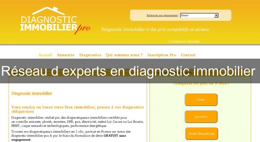 Réseau d'experts en diagnostic immobilier Réseau d'experts en diagnostic immobilier
