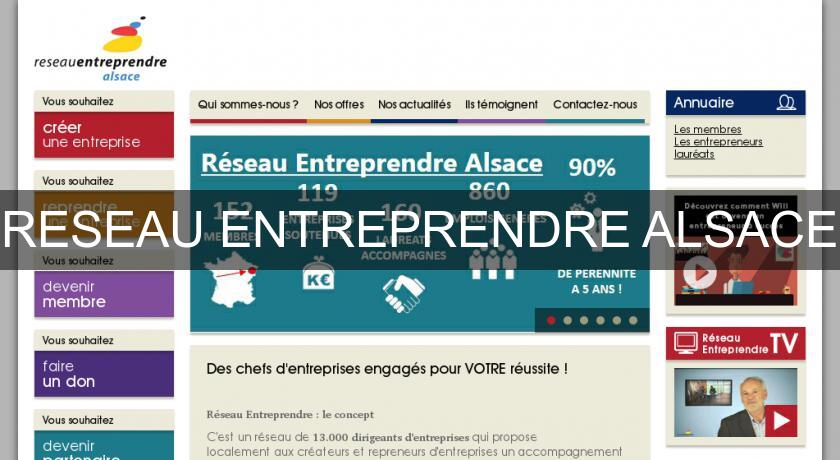 RESEAU ENTREPRENDRE ALSACE RESEAU ENTREPRENDRE ALSACE