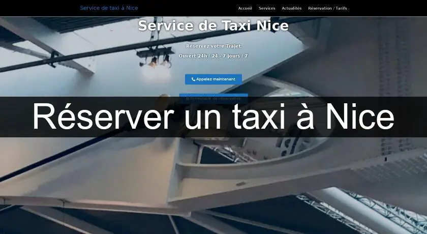 Réserver un taxi à Nice