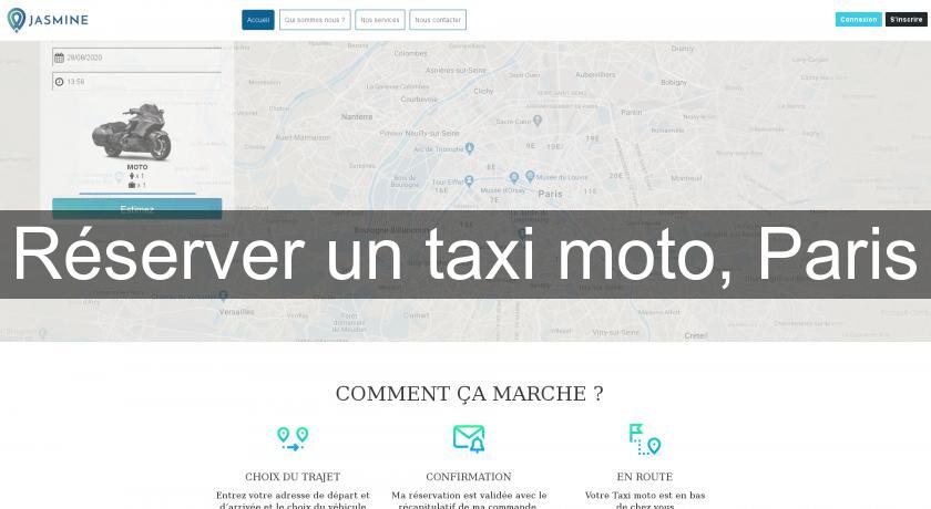 Réserver un taxi moto, Paris Réserver un taxi moto, Paris
