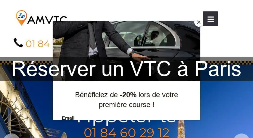 Réserver un VTC à Paris